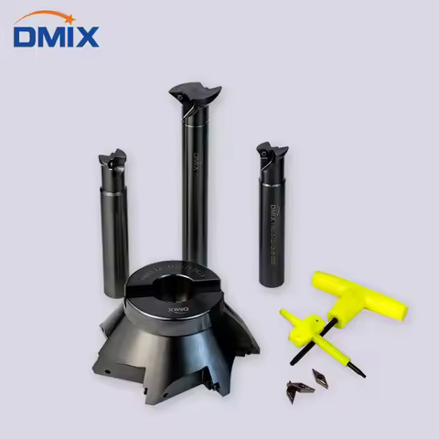 DMIX YW45 YW55 YW60 Dovetail Milling Cutter Tool Shank T Grooving Straight Handle YW Degree Internal