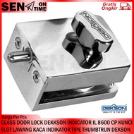 Glass Door Lock Dekkson Indicator Il 8600 Cp Lock Slot Opposite Glass Indicator Thumbtrun Type Dekso