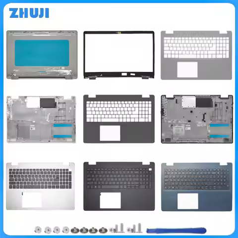 New For Inspiron 3500 3501 3502 3505 Laptop LCD Back Cover Front Bezel US keyboard Laptop Palmrest U