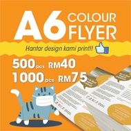 A6 Flyer Colour Digital Printing Art Paper 128gm