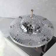 J1HAPPY TIME-Mirror Reflective Balls Disco Ball UFO Cute Desk Accessories Miniature Items Home Decor