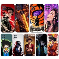 case For Samsung Galaxy M62 F62 4G Case Silicon Phone Back Cover Soft black tpu m625 fantasy anime d