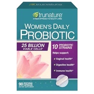 Trunature Womens Daily Probiotic 90 Vegetarian Capsules โพรไบโอติกสำหรับผู้หญิง