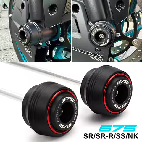 For CFMOTO 675SR 675SR-R 675NK 675SS 675 SR-R NK SS Motorcycle Accessories Wheel Axle Fork Slider Cr