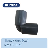 SIKU Elbow AW 1/2"- 1 1/2" Rucika Knee Elbow AW Power/ Pipe Bend L Pipe Fitting/ Pipe Connection Elb