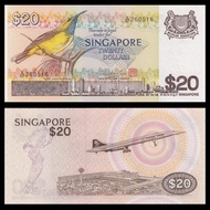 Singapore 1979 20 Dollars Bird UNC (P-12)