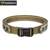 IDOGEAR Tactical Tegris Belt 1.5" Buckle 1000D Nylon Hard Lightweight MOLLE Adjustable 2" Tactical B