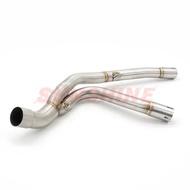 Motorcycle Exhaust Front Pipe Modified Motorcross Slip on Connect Tube Systems For Suzuki Vstrom 650