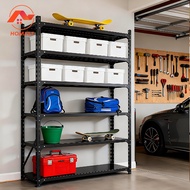 HM All Metal Rack Organizer Rak Besi Heavy duty 4/5/6 Layer Rack Adjustable Shelf Rack Shelves 铁架