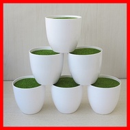 Balcony Plastic Flower Pot Balcony Vegetable Pot Round Plant Flower Pot Plant Flower Pot