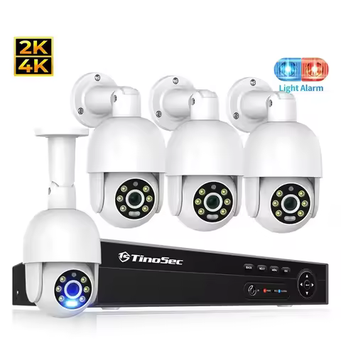 4 Channel Surveillance Network Camera Full Color H.265 Poe Cctv 5Mp Cctv Network Video Camera System