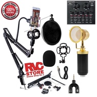 Paket DH Microphone Condenser Bm 800 Taff Studio