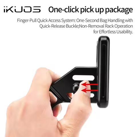 IKUOS Folding Bicycle Front Rack Heightening Base CNC Aluminum Alloy for Brompton/Dahon/JAVA Neo Fro