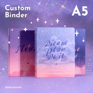 Binder A5 20 Rings 6 Rings Custom Binder Buddybooks series 3