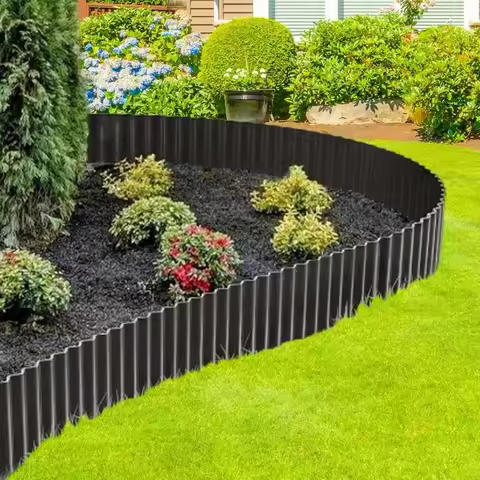 Garden Border Edging Landscape Border Weatherproof Landscape Border Edging Corrugated Corrugated Gar