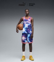 PUMA Basketball เสื้อเจอร์ซีย์ PUMA x POKÉMON Mewtwo สำหรับผู้ชาย สีดำ - 63566301