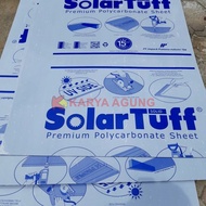 Atap SOLARTUFF SOLID 1,2mm Plain / Solarflat Fiber Kanopi Polikarbonat