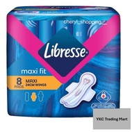 Libresse Maxi 24cm Wings 8 Pads