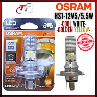OSRAM HS1 LED BULB 12V P43T 5/5.5W FRONT LIGHT MENTOL DEPAN PUTIH WHITE KUNING YELLOW Y15ZR LC135 DA