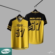 NFL Jersey Malaysia Harimau Malaya Edition Oversize Unisex Shirt 【Free Custom Name &amp; Number】