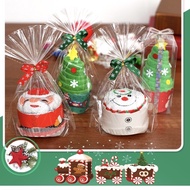 🎄ready stock 🎄Christmas Cupcake santa snowman handtowel present for Christmas gift xmas small gift i