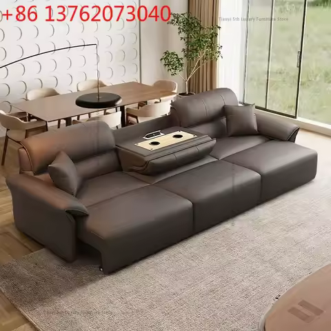 Modern Smart Reclining Sofas Bed Nordic Simple Retractable Living Room Sofas Power Recliner Floor Ho