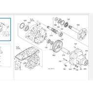 Kubota L36 L40 Rear Axle Seal part code TC402-44510
