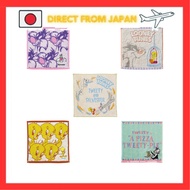 Marushin Looney Tunes Tweety Pie Mini Towel, Approx. 25 x 25cm, 4105049800 Sylvester,Swinging,Sweet 