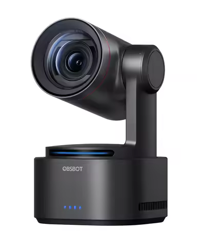 OBSBOT Tail 2 PTZR NDI Camera 4K@60FPS, Pro AI Tracking, 1/1.5" CMOS, 50MP, 5X Optical Zoom, 12X Hyb