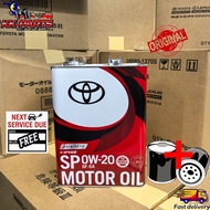TOYOTA SP GF-6A SP 0W-20 ENIGINE OIL 4L 0W20 0/20 (08880-12205) GF6A IMPORT THAI จากประเทศไทย