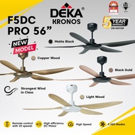 DEKA F5DC PRO 56" And Baby Fan 46" 5 Blade DC Motor 20Speed Remote Control Ceiling Fan kipas Siling 