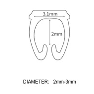 Network Cable Wire Marker Tag Label for Cat5e Cat6 C-Type Multicolor Number Letter Marking Stuck Cor