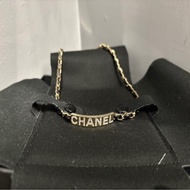 全新閒置品🌟Chanel 21V 皮穿鏈水鑽Logo項鍊｜Classic Trend CT精品｜台北東區實體