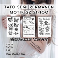 INKPOPTATO - TEMPORARY TATTOO UK 11X18 CM MADE OF FRUITINK NEW SERIES 51-100 - SEMI PERMANENT TATTOO