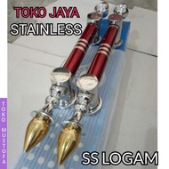 Satu set handle pintu rumah stainless anti karat panjang 60cm juwana