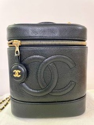 Chanel caviar vanity case 魚子醬化妝手袋