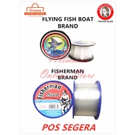 Fisherman / Flying FIsh Boat brand 1/6lbs Monofilament Fishing Line / Tali Tangsi Pancing Fisherman 