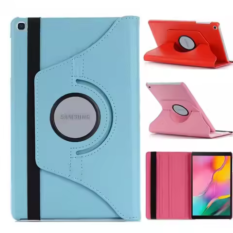 360 Rotating Case for Samsung Galaxy Tab A 10.1 2019 T510 T515 Stand Holder PU Leather Tablet Cover 
