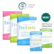 Tru Earth Laundry Sheets 32 Loads Eco-Strips hypoallergenic Low Suds antibacterial detergent soap replace capsule beads