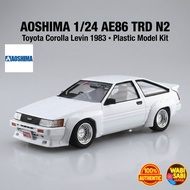 Aoshima Toyota TRD AE86 Corolla Levin N2 1/24 Plastic Model Kit – Tuned Car Series