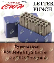 3MM-12.5MM PRC LETTER NUMBER NOMBOR PUNCH ALPHABET PLATE BOARD CHOP BESI ABC 0-9 A-Z 123 PUNCHES LEA