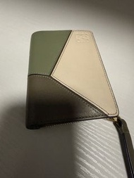 二手Loewe銀包 Puzzle slim zip bifold wallet in classic calfskin 不議價 no discount