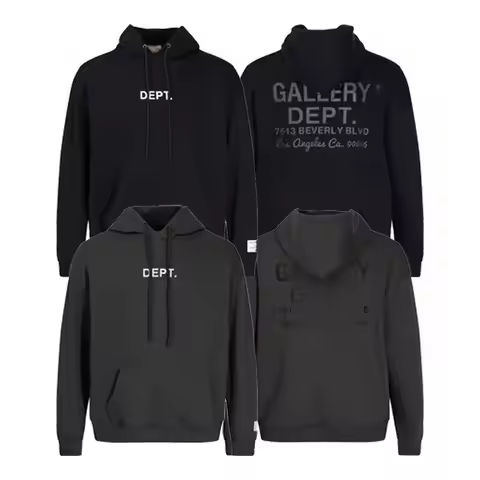Gallery Dept New Foundation Letter Print Hooded Sweater Ride Hoodie