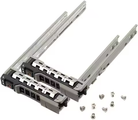 2PCS 2.5" 08FKXC SAS/SATA Hard Drive Tray Caddy for Dell Poweredge R330 R430 R610 R620 R630 R730 R83