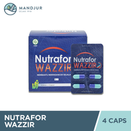 Nutrafor Wazzir 4 Kapsul - Meredakan Gejala Wasir Ambeien dan Varises