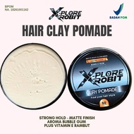 X-Plore BPOM Pomade Hair Clay Matte Clay Strong Hold 55 Gram Pomade Clay