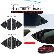 HONDA HRV 2022-2024 DOOR HANDLE COVER CARBON FIBER / PIANO BLACK COLOR PEMAMNG PINTU HRV 2022 READY 