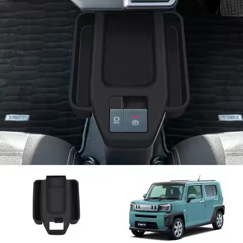 For Daihatsu TAFT 2024 2025 Interior Silicon Gel Center Console Pad Storage Box Water Cup Holder Ins