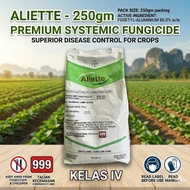 250g Bayer Aliette Fosetyl-aluminium 80% Fungicide Racun Kulat Kanker Pokok Durian Alliette Reput Ak