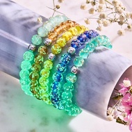 Gypsy Star Glazed Sand Healing Crystal Luminous Bracelet